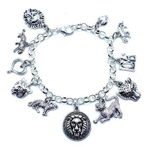 Big Cats Charm Bracelet